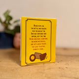 Biscuit Tin Ceramic Book Vase