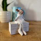 Mouse in White Fluffy Skirt