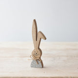 Boy & Girl Wooden Bunnies