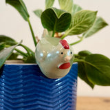Ceramic Hen Pot Hanger