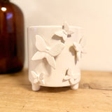 White Butterfly Pot