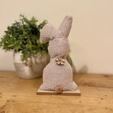 Off-White Fluffy Fleece Bunny Rabbit