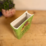 Tasting of the Stew Ceramic Book Vase