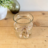 Glass Jar with Cut-Out Heart on Jute Cord