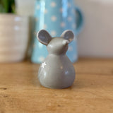 Medium Ceramic Matt-Grey Mouse
