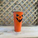 Metal Pumpkin Bucket