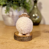 White Standing Fluffy Sheep