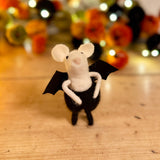 Felt Mouse eith Bat Wings