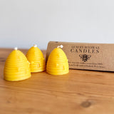 Set of 3 Beeswax Candles
