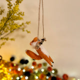 Woollen Hanging Trapeze Fox