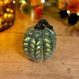 Green Ceramic Squash with LED