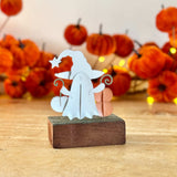 Metal Ghost at Pumpkin Patch