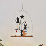 Cats in Star Tree Hanging