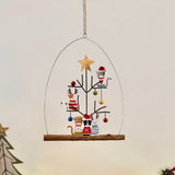 Cats in Star Tree Hanging