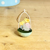 Half Easter Egg Hanging