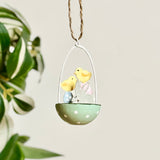 Half Easter Egg Hanging