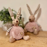 Small Fabric Shelf Sitting Rabbit