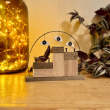 Wooden House With Clouds