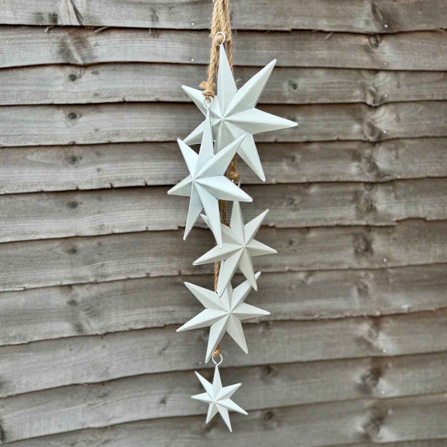 Hanging White Star Bunch