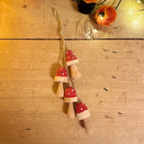 Natural Wooden Mushroom Hanger