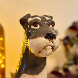 Schnauzer Dog Vase