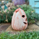 Small Terracotta Leaf Pumpkin