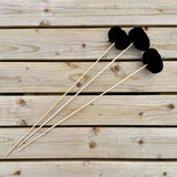 10 Black Pumpkin Sticks