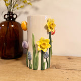 Tulip & Daffodil Flower Vase