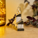 Wooden House With Clouds