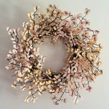 Large Pink & Orange Ombré Butterfly Wreath