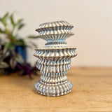Small Contemporary Ribbed Vase