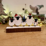 Five Christmas Sheep