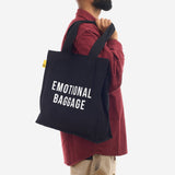 Emotional Baggage Tote Bag in Black