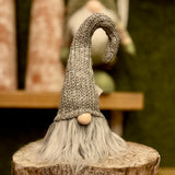 Grey Knitted Sequin Gonk