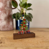 Cat Climbing Christmas Tree