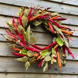 Faux Chilli Wreath