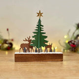 Forest Christmas Scene