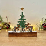 Forest Christmas Scene