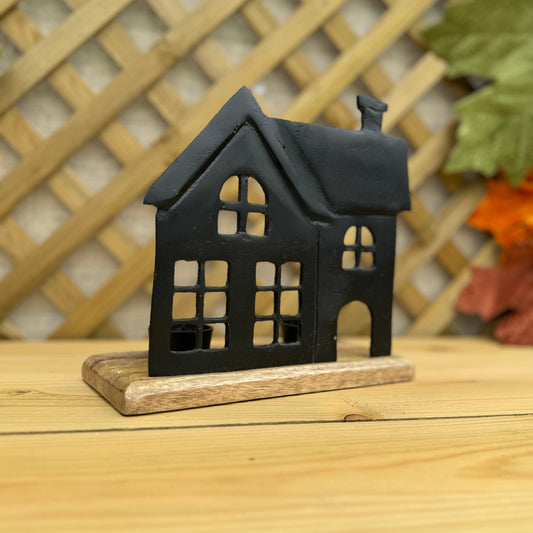 Black House T-Light Holder