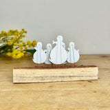 Seagulls on Standing on Log