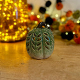 Green Ceramic Squash with LED