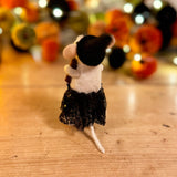 Felt Witch Mouse With Broom