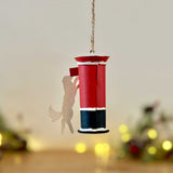 Retriever Posting Christmas Cards