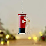 Retriever Posting Christmas Cards