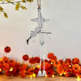Hanging Skeleton Playing Violin