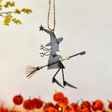 Hanging Wicked Witch on Broomstick