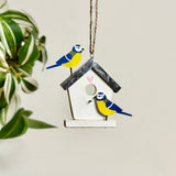 Blue Tit Birdhouse Hanging