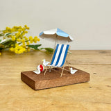 Deck Chair with Umbrella