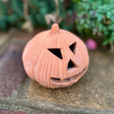 X Small Terracotta Fang Pumpkin
