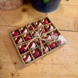 Set of 20 Mini Santa Baubles